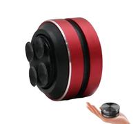 Generico Echo Pod Speaker, Bluetooth Mini Speaker Bone Conduction Portable Wirelessspeaker, Turn Any Surface Into Aspeaker, Music Player with Suction Cup for Bath, Outdoor, Home, Travel (Red)