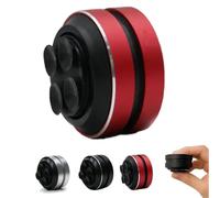 Generico Echo Pod Speaker, Bluetooth Mini Speaker Bone Conduction Portable WirelessSpeaker, with Suction Cup, Turn Anything into a Speakers, for Bath, Home, Outdoor, Travel (Red)