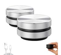 Generico Echo Pod Speaker, Echo Pod Shower Speaker, Music Player With Suction Cup For Bath, Home, Outdoor, Travel (Sliver*2pcs)