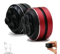 Generico Echo Pod Speaker, Echo Pod Shower Speaker, Music Player With Suction Cup For Bath, Home, Outdoor, Travel (Red*1pcs+Black*1pcs)