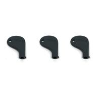 Generico ECI ELETTROFORNITURE 3 PEZZI NICE PPD1244A.4540 CHIAVE DI SBLOCCO TRIANGOLARE GRIGIO RAL7016