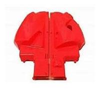 Generico EcoPrice® - Scocche Frog Sinistra e Destra con Targhetta - Ricambi 100% compatibili con macchine caffè Frog componenti originali VARI COLORI (ROSSO)