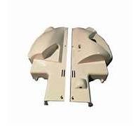 Generico EcoPrice® - Scocche Frog Sinistra e Destra con Targhetta - Ricambi 100% compatibili con macchine caffè Frog componenti originali VARI COLORI (AVORIO)