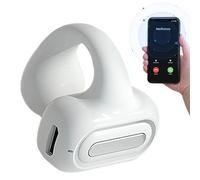 Generico Écouteurs 5.3 À Oreille Ouverte Avec Clip, Casque Sans Fil Conduction Osseuse 12H Autonomie, Écouteurs Sport Étanches HiFi Pour Course Marche Fitness