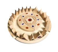 Genérico Edelstein-Stapelblöcke - 29 x 29 x 2,8 cm Holz Regenbogenbausteine | Bunte Stapelblöcke Aus Buchenholz | Kinder Frühes Lernspielzeug | Pädagogische Bausteine | Haus Dekoration