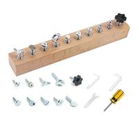 Generico Educational Screw-Tightening Busy Board, Fine Motor Skills Toy for Toddlers, Learning Board for Hand Eye Coordination And Focus (10 Holes)