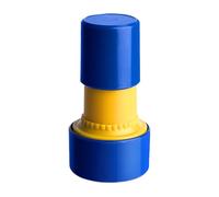 Generico Educational Stamper - Math Learning Mark, Schedule Pattern Press, Handheld Graphic Maker, Primary Skill Development, School Supply Accessory, Large Blue Handle Scrapbook Birthday Holiday