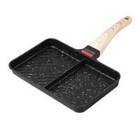 Generico Egg Frying Pan - Mini Nonstick Detachable Square Skillet | Non Stick Frying Pans, Poached Egg Pan for Stove Top Cooking Breakfast Omelette Burger Sandwich Kitchen
