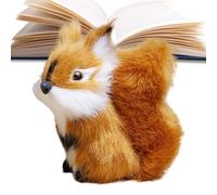 Generico Eichhörnchengefüllte Tier - weiche Plüsch -Eichhörnchen -Figur für Kind | Stofftiermodell, Sammlerhausdekoration für Wohnzimmerstudien Schlafzimmer Kindergartenregal