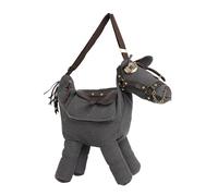 Generico Einzigartige Umhängetasche im -Design - Lustige Tier-Handtasche aus Canvas & PU-Leder - Modische Bag für Damen & Mädchen - Verspielte Schultertasche für Alltag, Reise & Freizeit