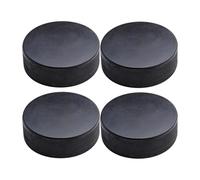 Genérico Eishockey-Pucks | Strapazierfähiges, glattes Rollhockey-Puck-Set | Standard 7,6 cm Durchmesser, 2,5 cm Dick | Für Skating, Training, Wettkämpfe, Sport, Schule, Spielplatz, Eishalle