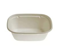 Generico Ekoe, 100 pz Vaschetta in polpa di cellulosa da 1300 ml 100 pz compostabili, biodegradabili