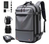Generico Ekon Backpack, 60L Vacuum Compression Back Pack, Large Capacity Vacuum Travel Backpack With Pump, Vacuum Compression Travel Backpacks (Gray)