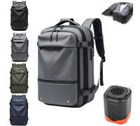 Generico Ekon Backpack, Ekon One Backpack, Vacuum Compression Travel Backpacks, Air Seal Pro Backpacks, 60l Large-Capacity Expandable (Gray,Without Air Pump)