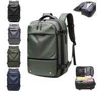 Generico Ekon Backpack, Ekon One Backpack, Vacuum Compression Travel Backpacks, Air Seal Pro Backpacks, 60l Large-Capacity Expandable (Green,Without Air Pump)