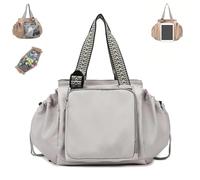Generico Ekons Essential Tote, Multifunctional Travel Organizer Bag for Ladies, Boasts Great Storage Capacity, for Various Occasions (grey)