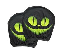 Generico Elastic Protector for Road Trip Commuting Daily Driving Travel - Headrest Cover | 1 Pair Funny Big Eyes Car Headrest Covers | Camping Auto Parking Truck Sedan Vehicle