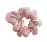 Generico Elastico per capelli a doppia rete, per intestino largo, con fiore, su tutta la testa, in corda per capelli, 3 pezzi(Pink)