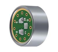 Generico Electret Cartridge, Microphone Replacement, 0.55x0.55x0.26 Inches, Sensitivity Condenser Unit, Crisp Vocal Capture for Recording, Live Broadcast, and Instruments, Silver