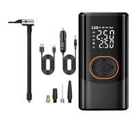 Generico Electric Air Pump, Cordless Smart Inflator, Wireless Compressor with 4 Inflation Modes And 3 LED Light Settings for Balls Motorcycle Car Bike Tire Sports Equipment Travel Use, 1.93x5.94 in