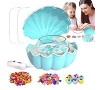 Generico Electric Bead Spinner, Electric Shell Shape Spinner, Adjustable Beading Machine, USB Charging Automatic Jewelry Maker, Ideal for Crafting Necklace Weaving, 6.1x5.31x3.94 Inches