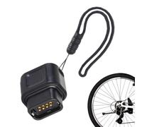 Generico Electric Bike Charger Adapter, E-Bike Charging Connector Head With Safety Protections, Replacement Power Supply Port, Men Women Youth Cycling Equipment, 0.59x0.83x0.91 In
