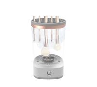 Generico Electric Brush Cleaner, Automatic Spinner Cosmetic Brush Cleaner, Plug-In Electric Foundation Brush Cleaner Dryer Machine for Dressing Room, Professional Makeup Tool Cleaner