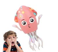 Generico Electric Dancing Octopus Toy, Rechargeable Robot Toys with LED Lights and Music, Adorable Automatic Obstacle Avoidance Octopus for Kids Home Indoor Travel Fun, 4.92x8.07 inches