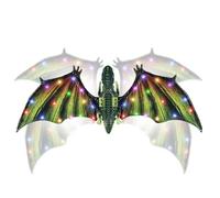 Generico Electric Dinosaur Wings, Realistic Dragon Toy Accessory, Light and Sound Effects for Kids Toddler Boys Party Costume Halloween Christmas Cosplay Birthday Stage Performance, 82x30cm