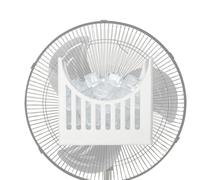 Generico Electric Fan Ice Box - Hangable Wind Blower Attachment | Portable Ice Cooling Hanging Box, Wind Blower Fan For Hot Weather Summer Kitchen Bedroom Living Room Dorm Patio Bedroom Living Room