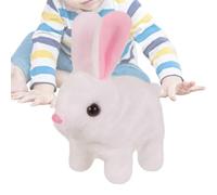 Generico Electric Rabbit, Bunny Stuffed Animal, 9.45x3.74x3.15 inches Interactive Plush, Realistic Entertainment Movement, Soft Texture, Pet Toys for Kids, Family and Birthday Gift