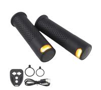 Generico Electric Scooter Turn Signals - Wireless Remote Control LED Handlebar Indicator Lights, Bright E Scooter Turn Signal Warning Light for M365 Bike Night Riding