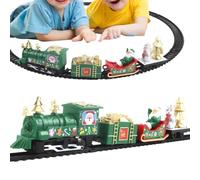 Generico Electric Train Set - Battery Operated Interactive Holiday Toy | Interactive Play Features - Children And Boys Or Girls During Birthdays And Christmas Celebrations.