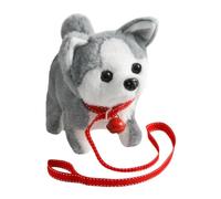 Generico Electric Walking Dog - Barking Tail Stuffed Animal, Medium Sleep Companion with Soft Plush, Furry Cuddly Toy, Realistic Nap Buddy, Dog Plush for Kids Boys Girls Birthday Christmas Holiday