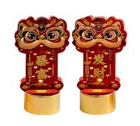 Generico Electronic Candles | Horse Year Flameless Home Decor, Luck Draw Desktop Ambient Lighting For Dining Table Living Room Bedroom Office Porch Balcony Party Events Holiday Use