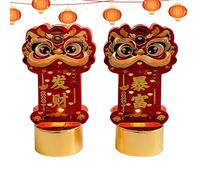 Generico Electronic Candles - LED Candles Ornaments, New Year Flameless Figurines, Battery Operated Flameless Candle, Spring Festival LED Candle Ornaments For Dining Table Office Room Bedroom