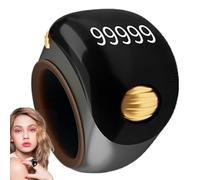 Generico Electronic Finger Counter, 5-Digit Clicker with Digital Display, Portable Manual Counting Tool, Rotating Digital Tasbeeh for Meditation, Relaxation, Active Fingers