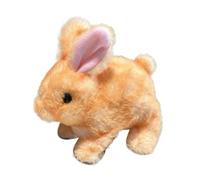 Generico Electronic Pet Plush Bunny Toy - 18x17x8cm Long Serving Pet Walking Bunny Doll, Exquisitely Crafted Realistic Stuffed Animal Walking Rabbit Toy For Girls, Boys, Family, Friends