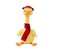 Generico Electronic Stuffed Animal - Dancing Duck Toy Safe Animal Doll Soother | Interactive Stuffed Duck Music | for Family Friends Kids Boy Girl Home