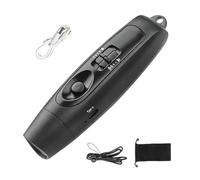 Generico Electronic Whistle - Multi Purpose Whistling Gadget Adjustable 3 Different Loud | Handheld Outdoor Sports Safety USB Rechargeable | with Lanyard LED Light | for Referee Teacher Pet | 1200mAh