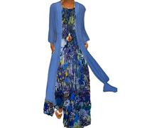 Generico Elegante 2 Pezzi Chiffon Sposo Madre Partito Vestito Donna Pantalone Vestito Formale Madre della Sposa Abiti da Sera Set Donna Tuta Casual da Lavoro per Le Donne Eleganza Outfits