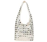 Generico Elegante borsa sotto le ascelle con borchie Borse a secchiello Borsa a tracolla in pelle PU per i viaggi tutti i giorni e borsa da ascella per lo shopping casual