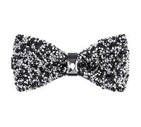Generico Elegante con Strass per Eventi Natalizi Accessorio Raffinato per Cerimonie Sposi e Testimoni (Dark Gray, One Size)