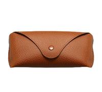 Generico Elegante custodia per occhiali da sole in pelle PU, custodia protettiva per occhiali alla moda, custodia protettiva