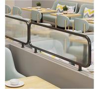 Generico Elegante divisorio in Vetro da 30 cm | Moderno divisorio Decorativo per Sala da Pranzo e Ufficio | Elegante separatore Basso per scrivania | Soluzione Perfetta per Lo Spazio a casa e al lavo