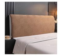 Generico Elegante fodera for testiera in jacquard - Protezione antiscivolo aderente for l'arredamento della camera da letto e il rinnovo della testiera(Brown,200cm)