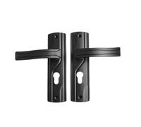 Generico Elegante maniglia nera for serratura della porta interna | Finitura semplice e alla moda, ferramenta pratica for porte interne domestiche