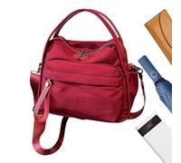 Generico Elegante Schultertasche Damen & Mädchen - Große Umhängetasche Aus Nylon Mit Verstellbarem Gurt | Robuste Messenger Bag Für Schule, & Arbeit | Stylische Bag Für Reise & Fitness