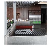Generico Eleganti divisori da Pranzo in Ferro Nero, divisori Decorativi per ristoranti e uffici, Design Traforato, Dimensioni 70 cm - Soluzioni Eleganti per la Privacy nelle Sale da Pranzo
