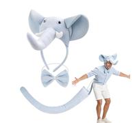 Generico Elephant Costumes 3 Pieces Unisex Cosplay Bow Tie Props Elephant